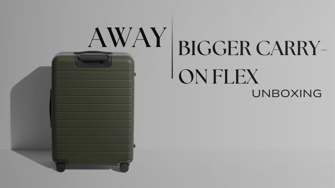 Away The Bigger Carry-On Flex Suitcase — luggage